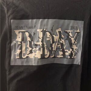 SOLD BTS SUGA Agust D-DAY Tour T-Shirt